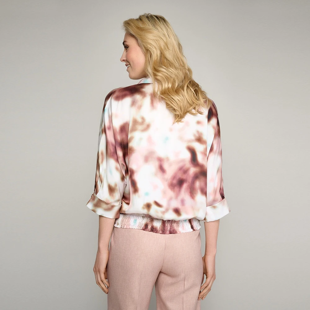 Marie Méro Roze Tie Dye Blouse Tuniek Pink Dames