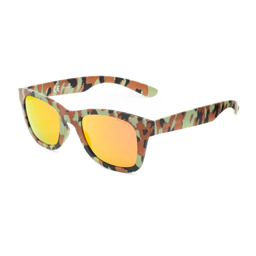 Police Unisex Multicolor Sunglasses, One Size, Injected Frame Sunglasses