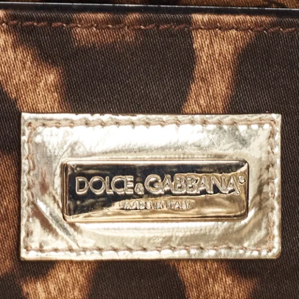 Dolce & Gabbana Pre-owned Leather clutches Yellow Dames