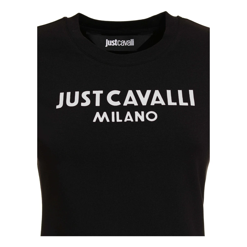 Just Cavalli Stijlvolle T-shirts en Polos Black Dames