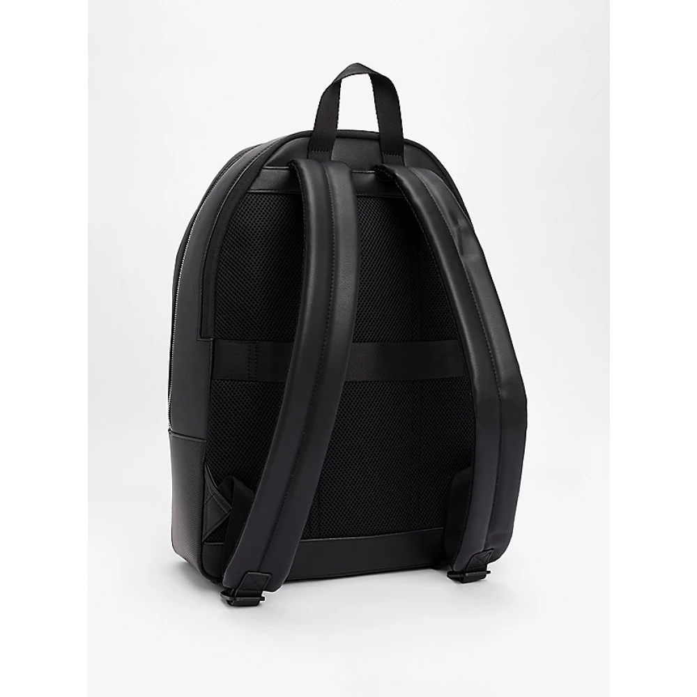 Tommy Hilfiger Gestructureerde Dome Rugzak Black Unisex