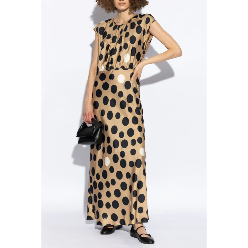Max Mara Jurk 'Juglas' Beige Dames