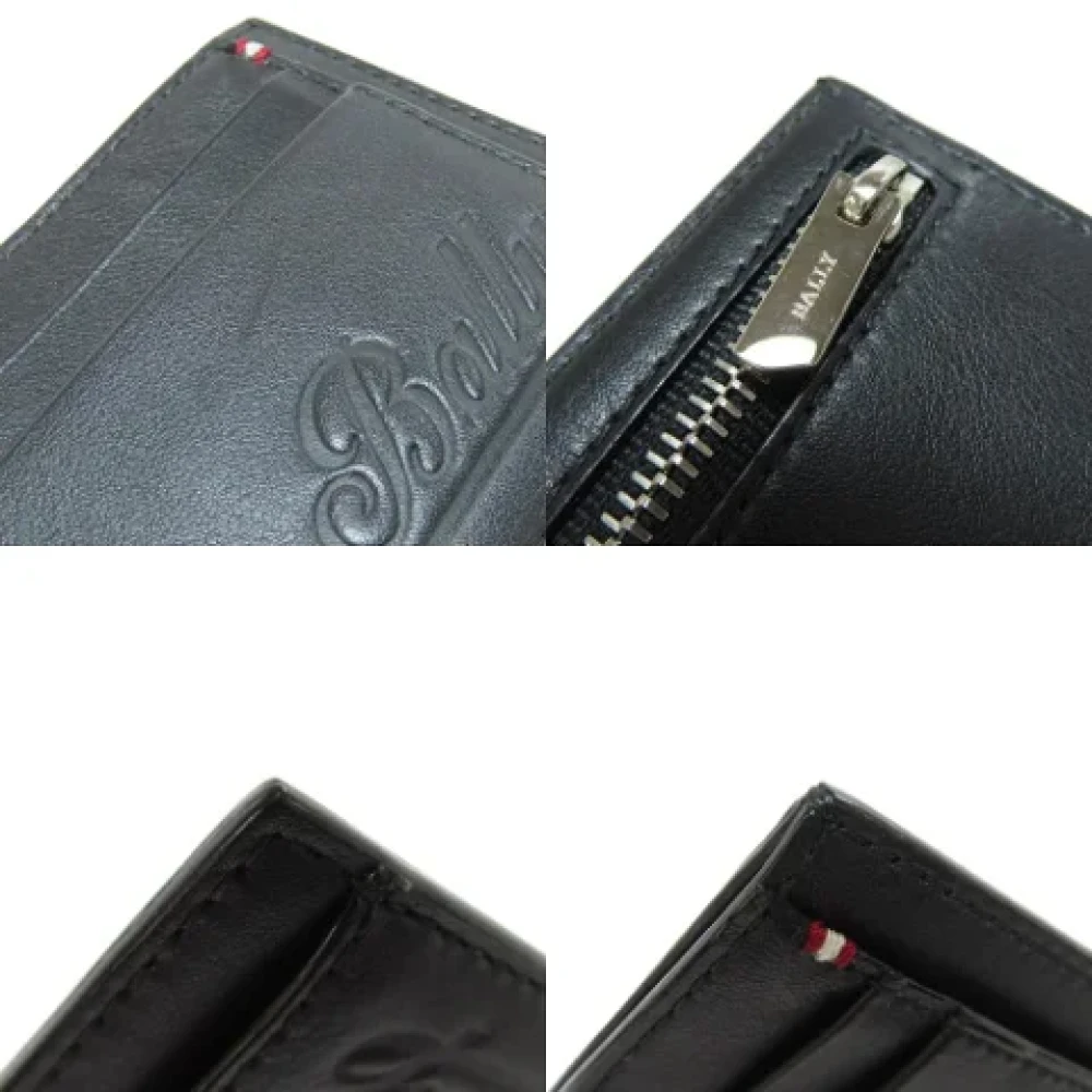 Bally Pre-owned Leather wallets Black Dames