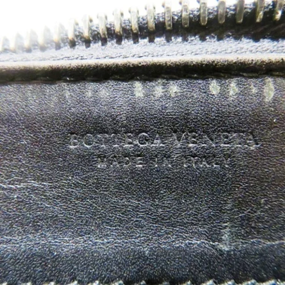 Bottega Veneta Vintage Pre-owned Leather wallets Black Dames