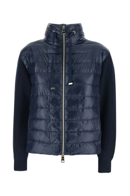 Bimaterial Cotton Nylon Jacket