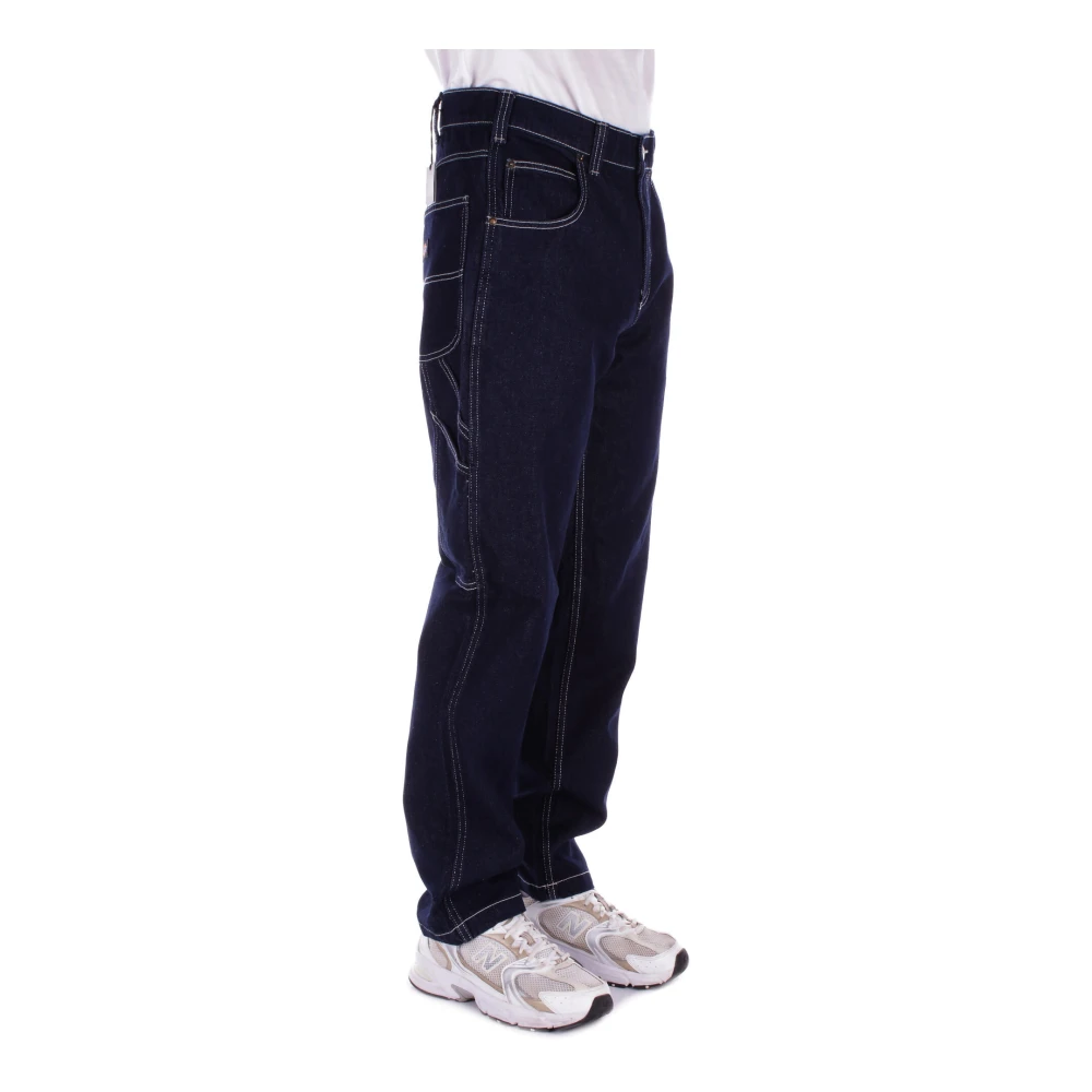 Dickies Logo Achter Jeans met Zakken Blue Heren