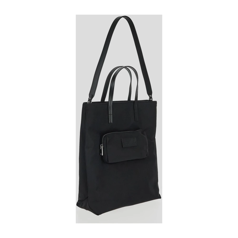 MM6 Maison Margiela Nylon Tote Bag Black Dames