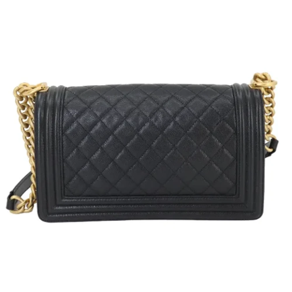 Chanel Vintage Pre-owned Leather chanel-bags Black Dames