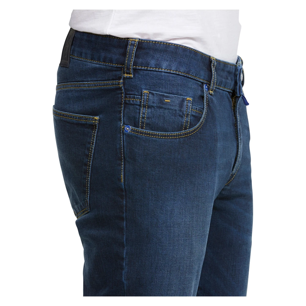 Meyer Slim Stretch Denim Jeans Blue Heren
