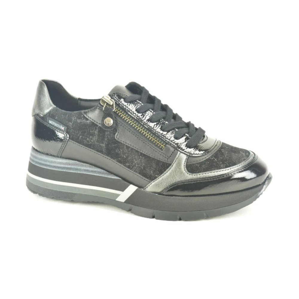 Mephisto Lace Runner N.+tiret DZ Dames Schoenen Zwart