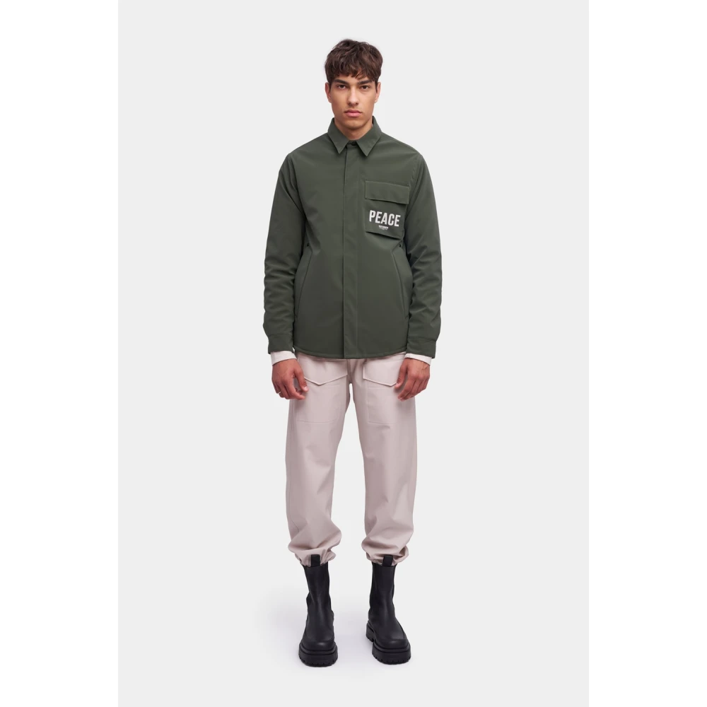 Stutterheim Mat Winter Overshirt Green Heren