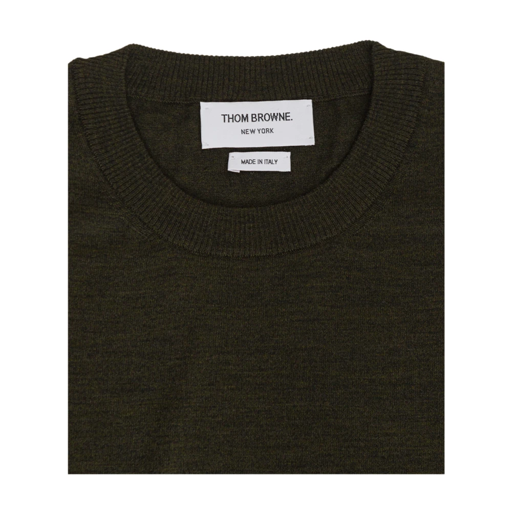 Thom Browne Ronde hals trui Green Heren