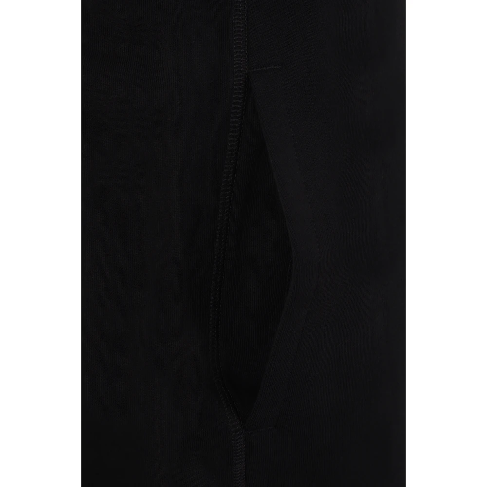 Craig Green Zwarte biologisch katoenen joggingbroek met elastische tailleband Black Heren
