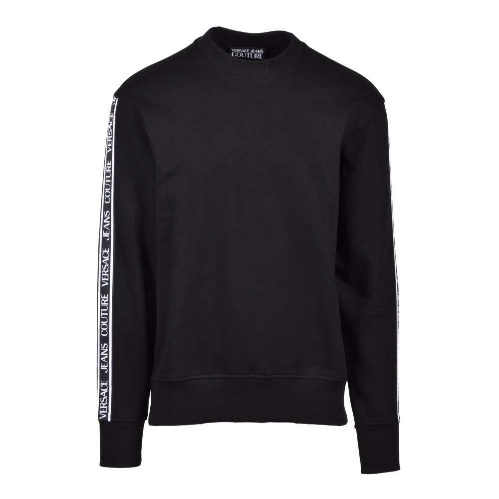 Versace Jeans Couture Katoenen Sweatshirt Black Heren