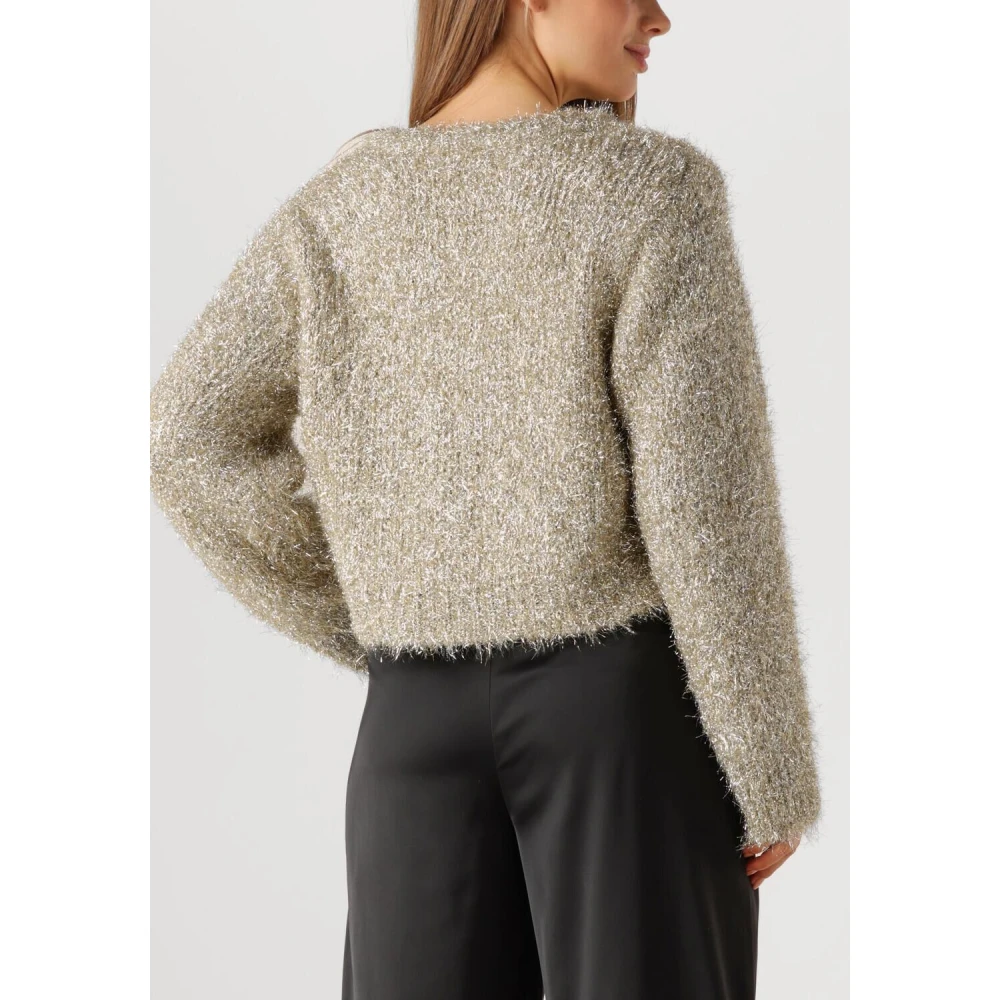 Knit-ted Gouden Cardigan Lynn voor vrouwen Yellow Dames