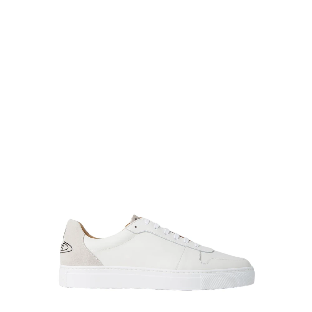 Vivienne Westwood Men's White Sneakers, 11 Uk, Clic Orb Trainers