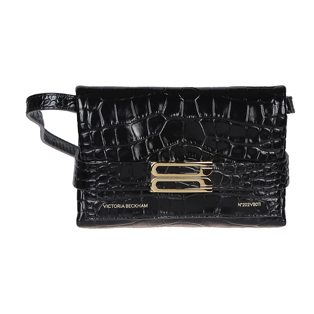 Victoria Beckham Mini Chain Pouch Tas Black Dames