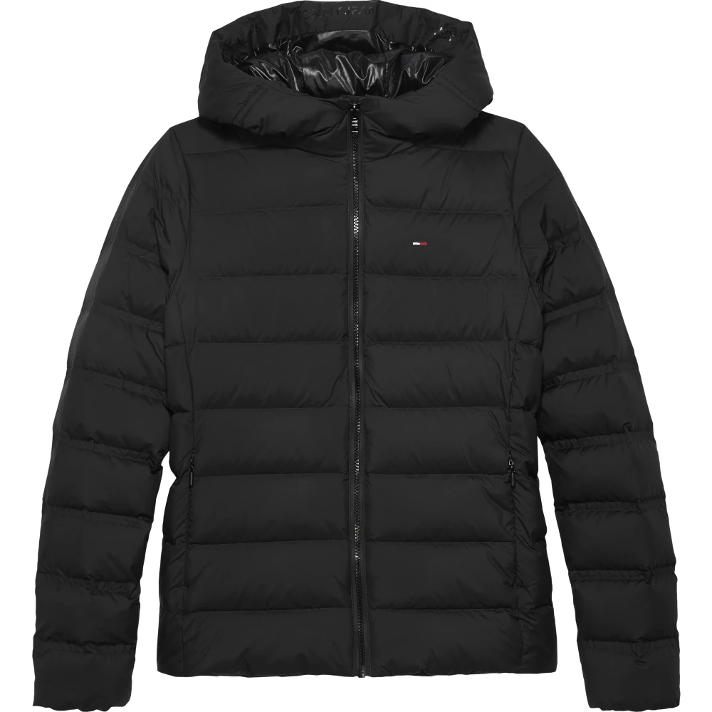 Tommy Jeans Women's Black Hooded Down Puffer Jacket
