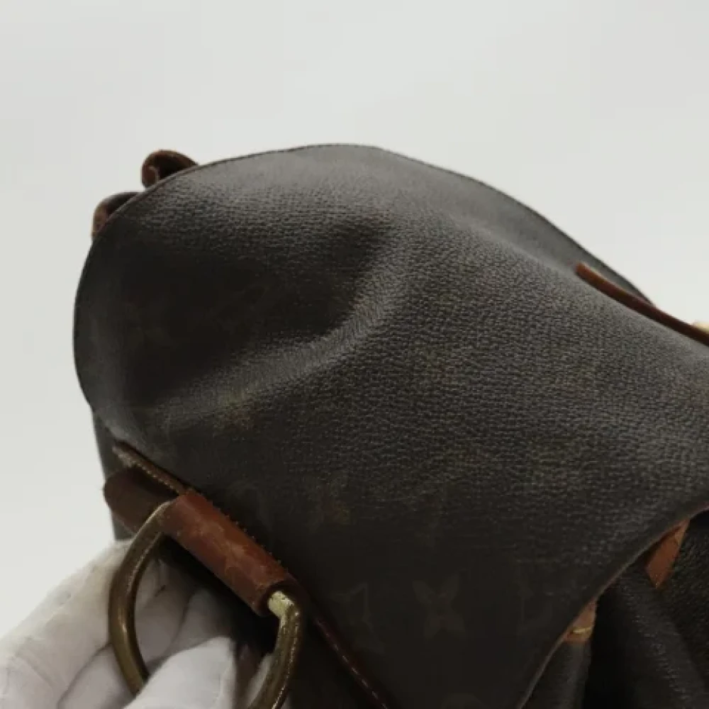 Louis Vuitton Vintage Pre-owned Canvas backpacks Brown Dames