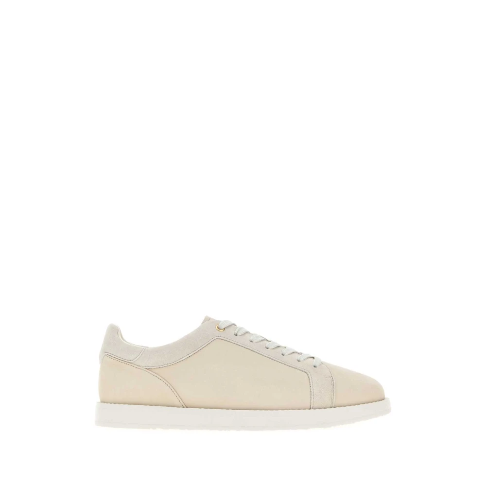 Brunello Cucinelli Beige Sneakers, Male, 10 Uk, Suede Trainers