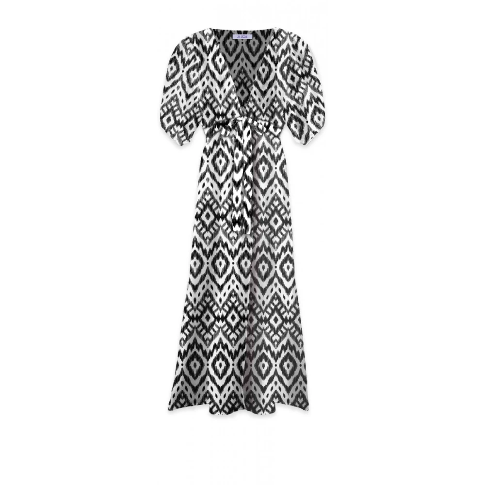 Mc2 Saint Barth Women's Black Maxi Dresses,, Day Dress Small