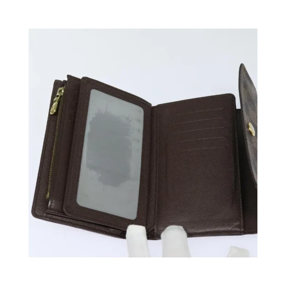 Louis Vuitton Vintage Pre-owned Canvas wallets Brown Dames