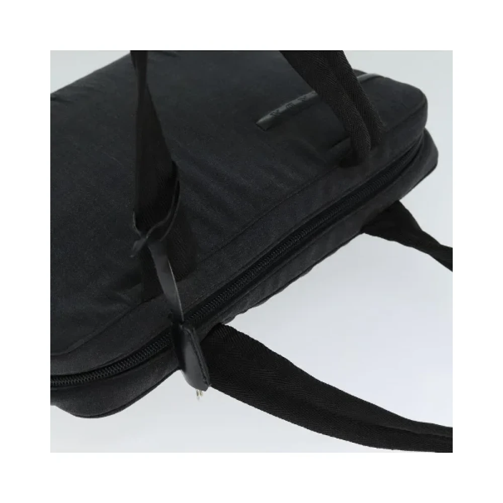 Prada Vintage Pre-owned Nylon handbags Black Dames