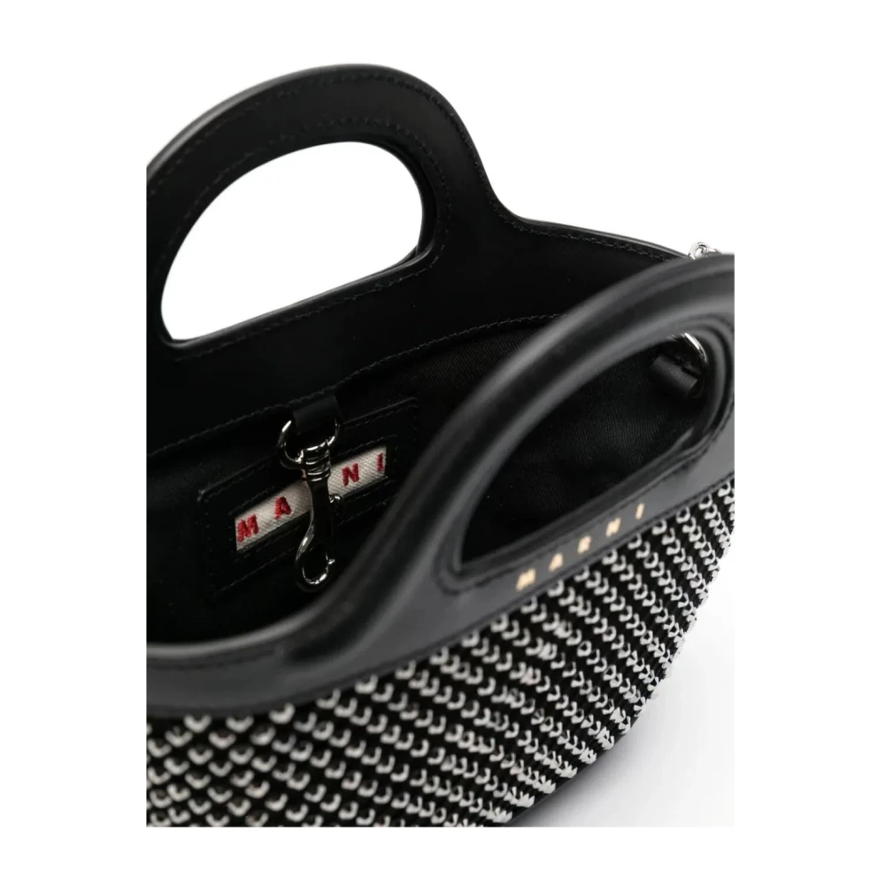 Marni Tropicalia Micro Schoudertas Kristalversiering Black Dames