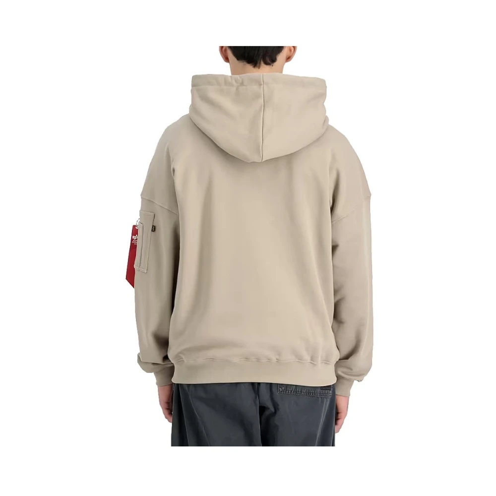alpha industries Vintage Sand Hoodie Essentials Beige Heren