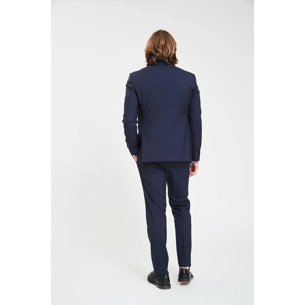 Luigi Bianchi Mantova Stijlvolle Jurk Blue Heren
