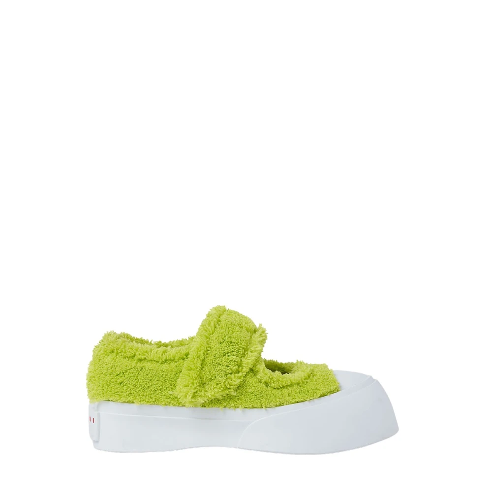 Marni Furry Weave Sneakers Dames Schoenen Groen