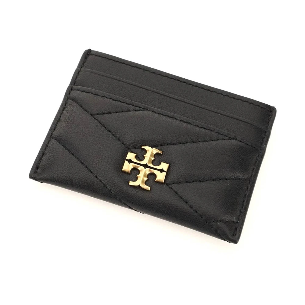 TORY BURCH Chevron Gequilte Kira Pasjeshouder Black Dames