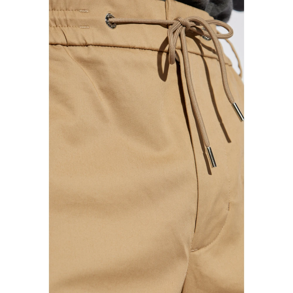 Moncler Katoenen broek Beige Heren