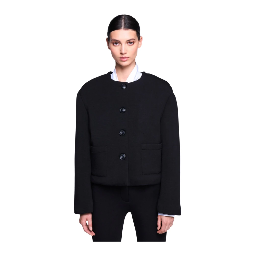 Silvian Heach Korte jas Black Dames