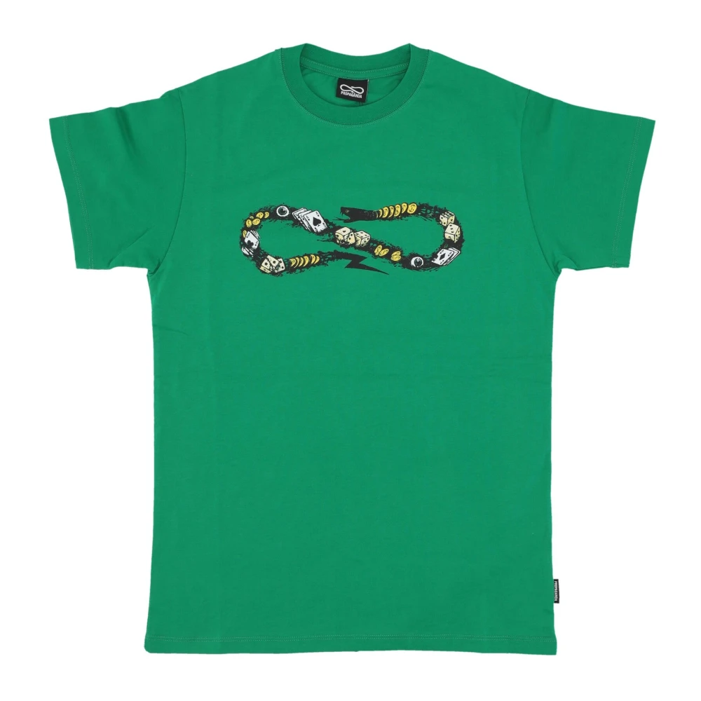 Propaganda Slangenprint Logo Tee Groen Green Heren