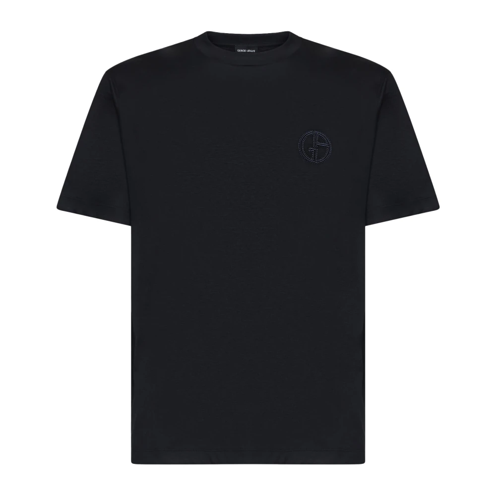 Giorgio Armani Zwarte T-shirts en Polos Black Heren