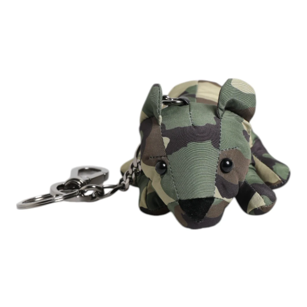 Dolce & Gabbana Unisex Camouflage Animal Keychain Keyring