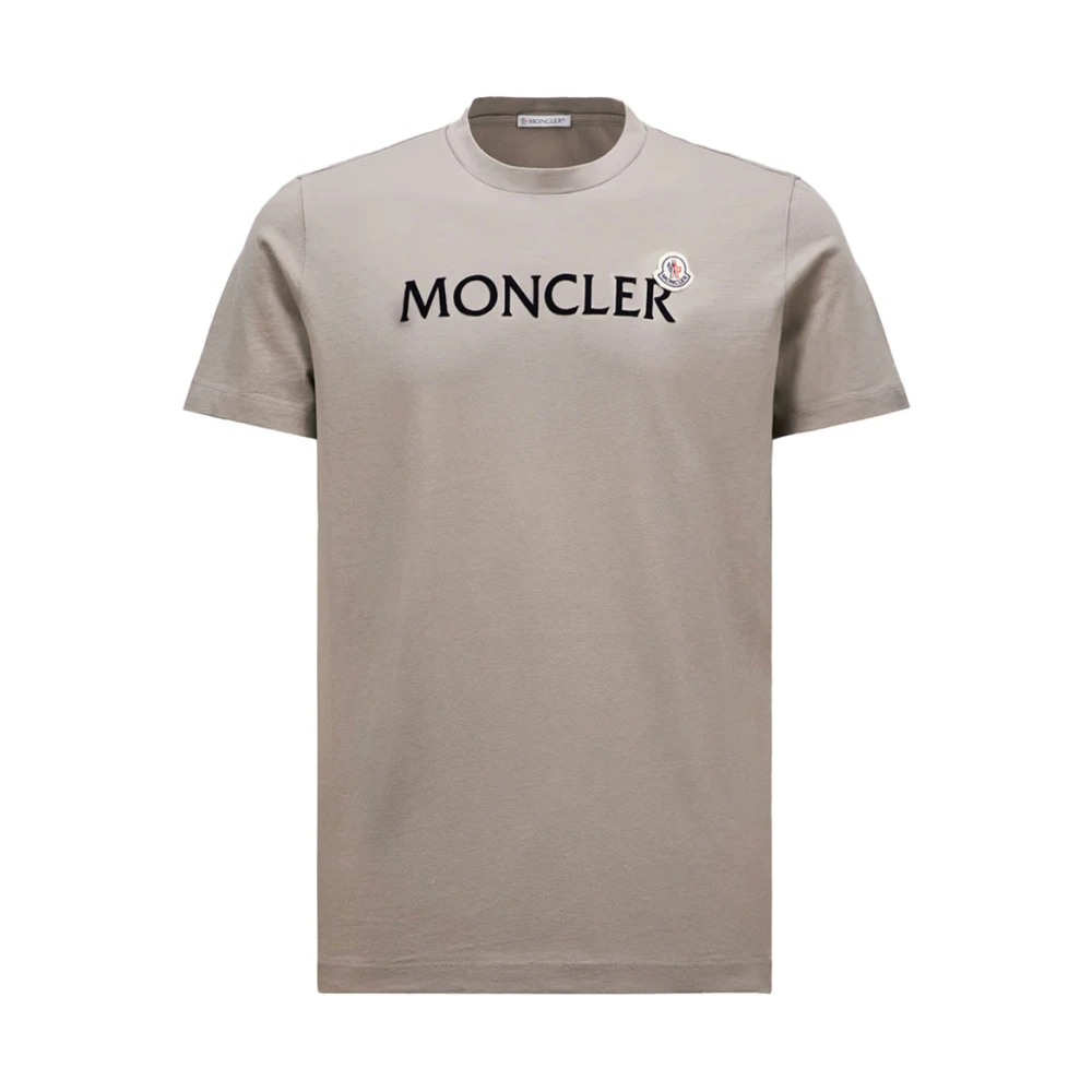 Moncler - Tops > T-Shirts - Beige - Moncler - Modalova