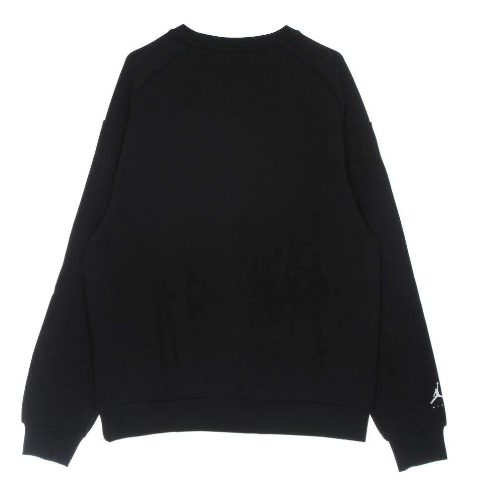 Jordan Fleece Crew Neck Sweatshirt Zwart Black Heren