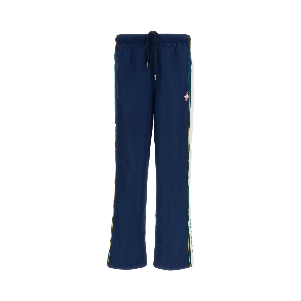 Casablanca Uomo Blu - Taffeta Sweatpants - Trousers - M - Immagine 2