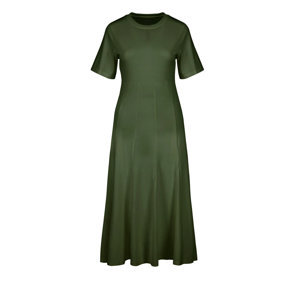 Bomboogie Vrouw Groente Dames, Jurken, Groen, : Katoen, Medium