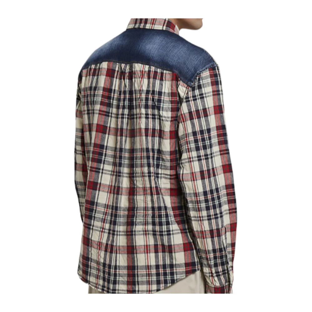 Dsquared2 Multikleur Stijlvolle Overhemden Multicolor Heren