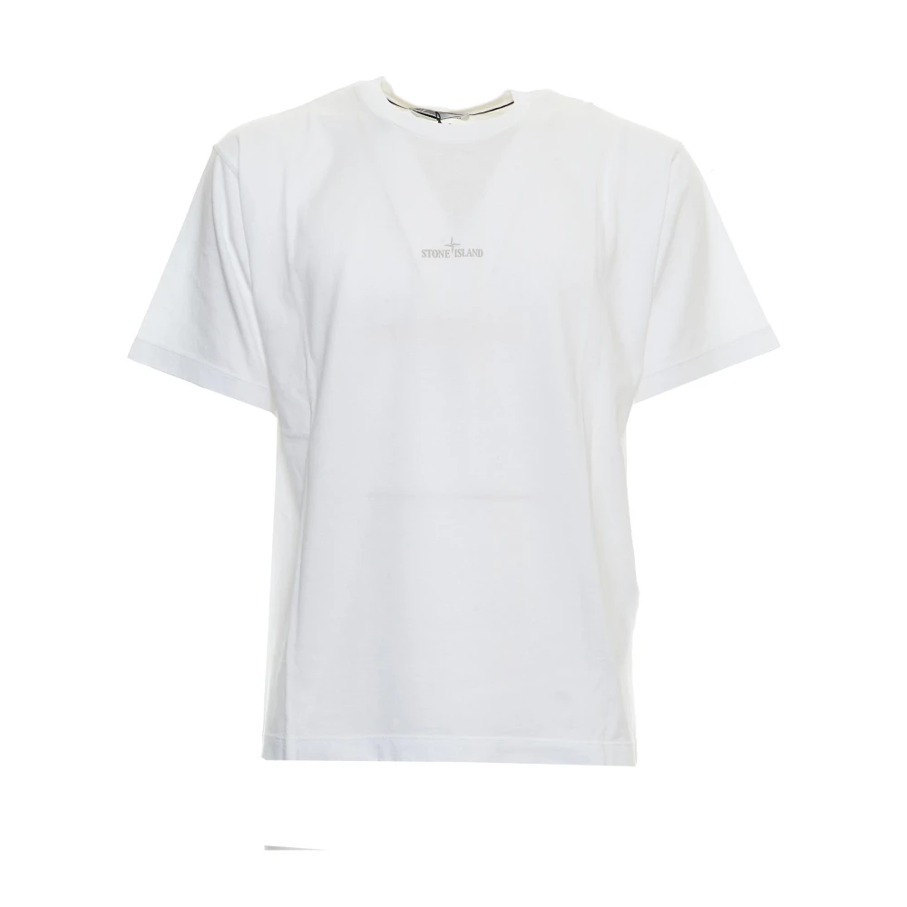 Stone Island Witte T-shirts & Polo's voor Mannen White Heren