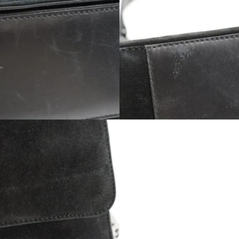 Bally Pre-owned Fabric shoulder-bags Black Dames