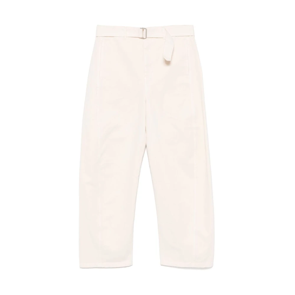 Lemaire Ecru Haak Rits Broek Beige Heren