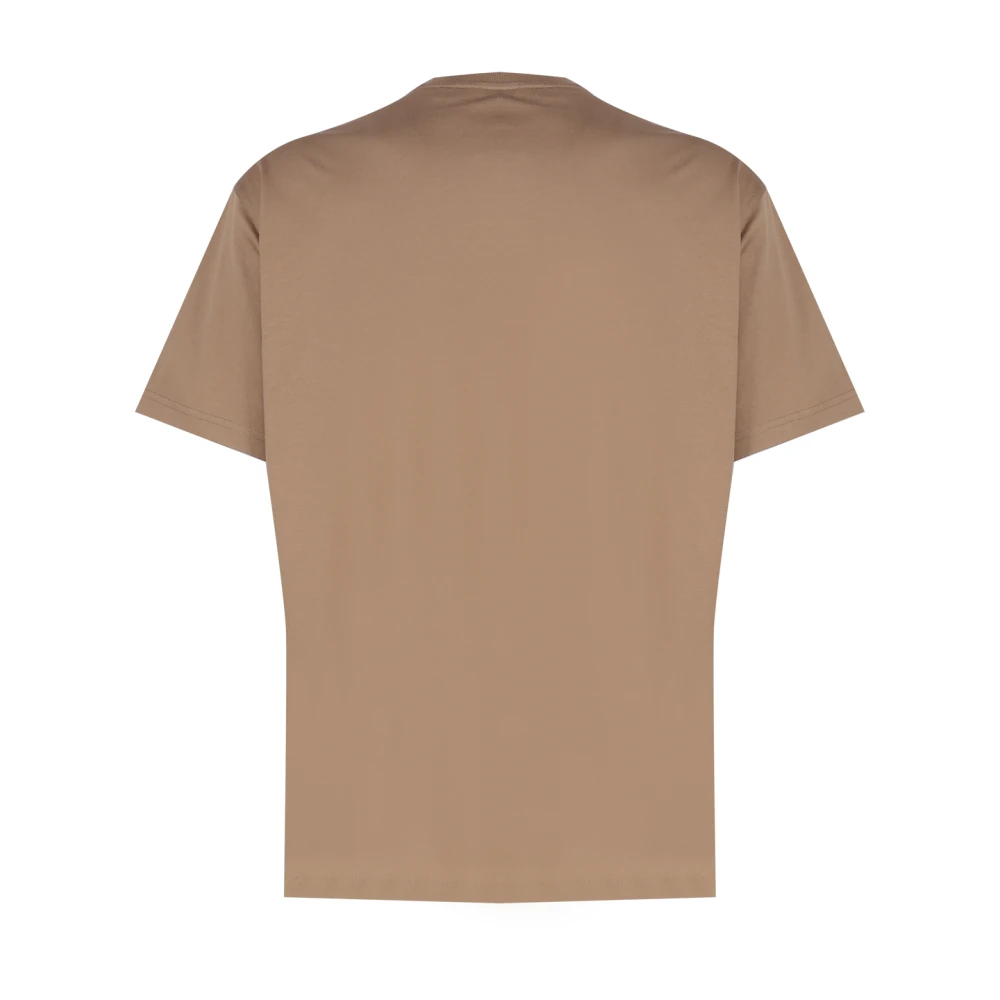 Burberry Beige Katoenen T-shirts en Polos Brown Heren