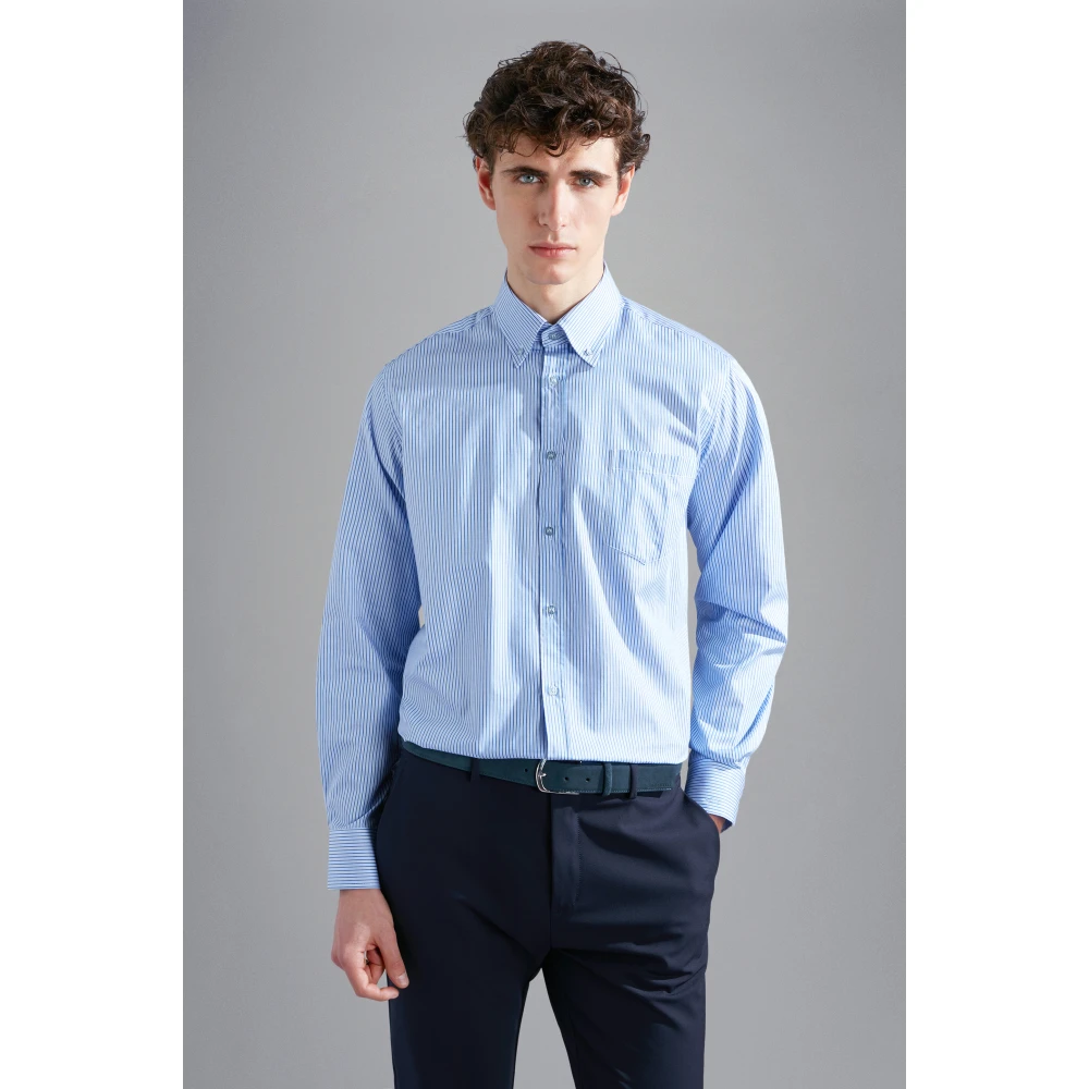 PAUL & SHARK Stijlvolle Overhemden Blue Heren