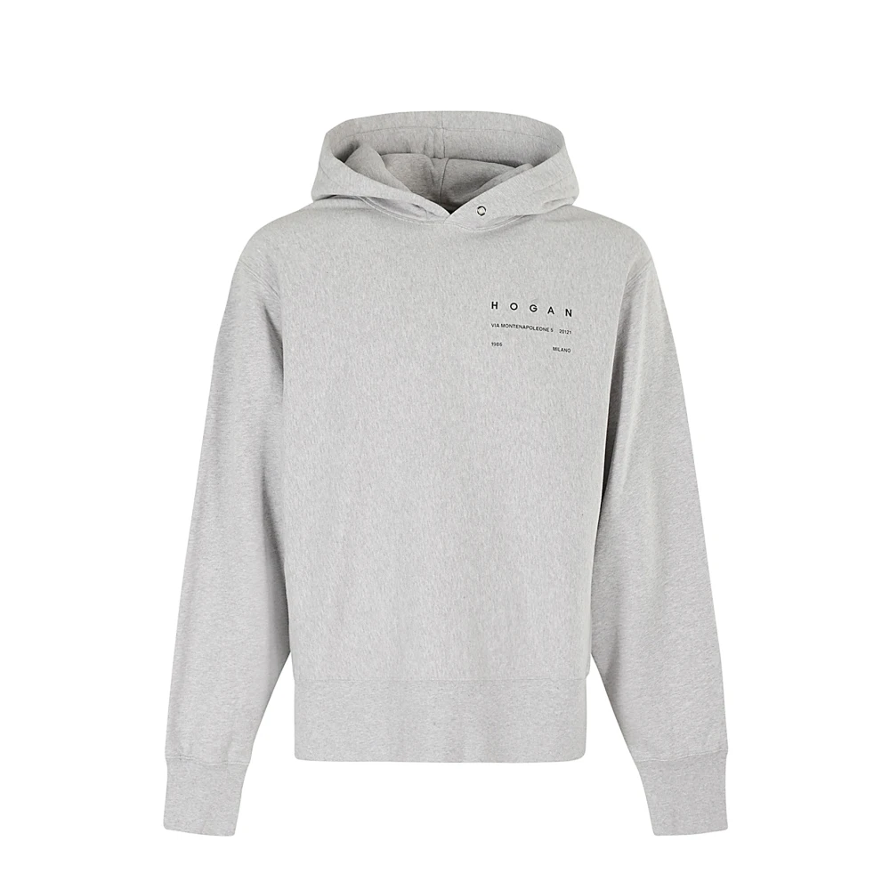 Hogan Stijlvolle hoodie voor mannen en vrouwen Gray Heren