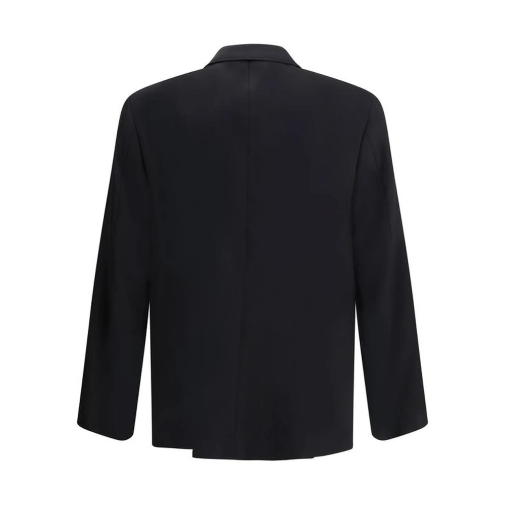 Our Legacy Moderne double-breasted blazer met revers Black Heren