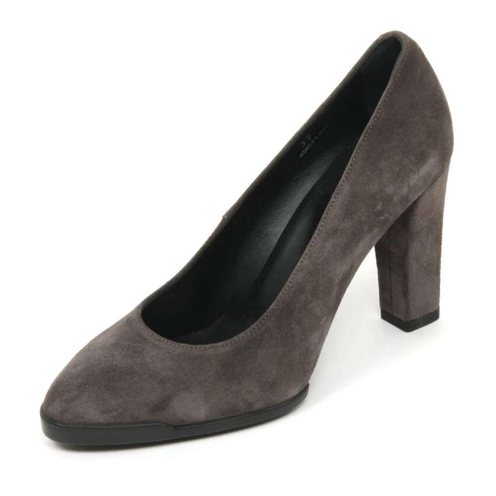 Tod's Women's Gray Lavagna Gomma T95 Decollete Shoe - Pumps - 2 Uk - Shoes